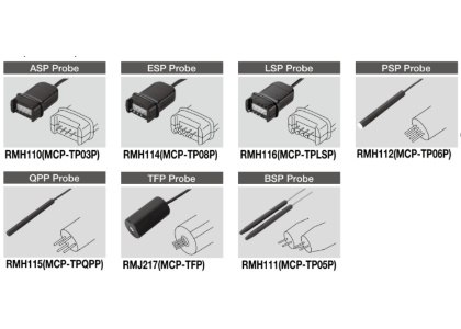 低阻抗率計選用探頭：ASP PROBE、ESP PROBE、LSP PROBE、BSP PROBE、 PSP PROBE、QP2 PROBE、AP2 PROBE、BP PROBE、 TFP PROBE、NSCP PROBE